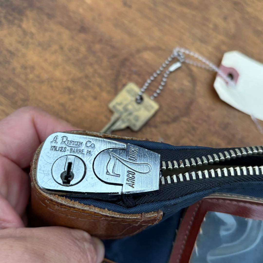 アンティーク雑貨 U.S.A. VINTAGE Bank Deposit Bag