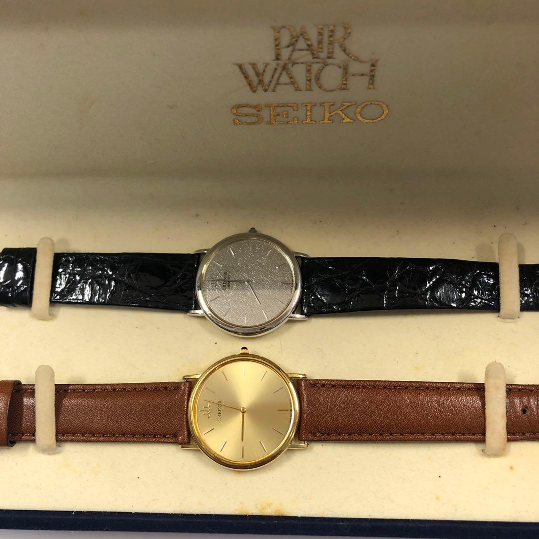 SEIKO 5A74-0140 18金無垢 & 2F70-0531 プラチナ無垢