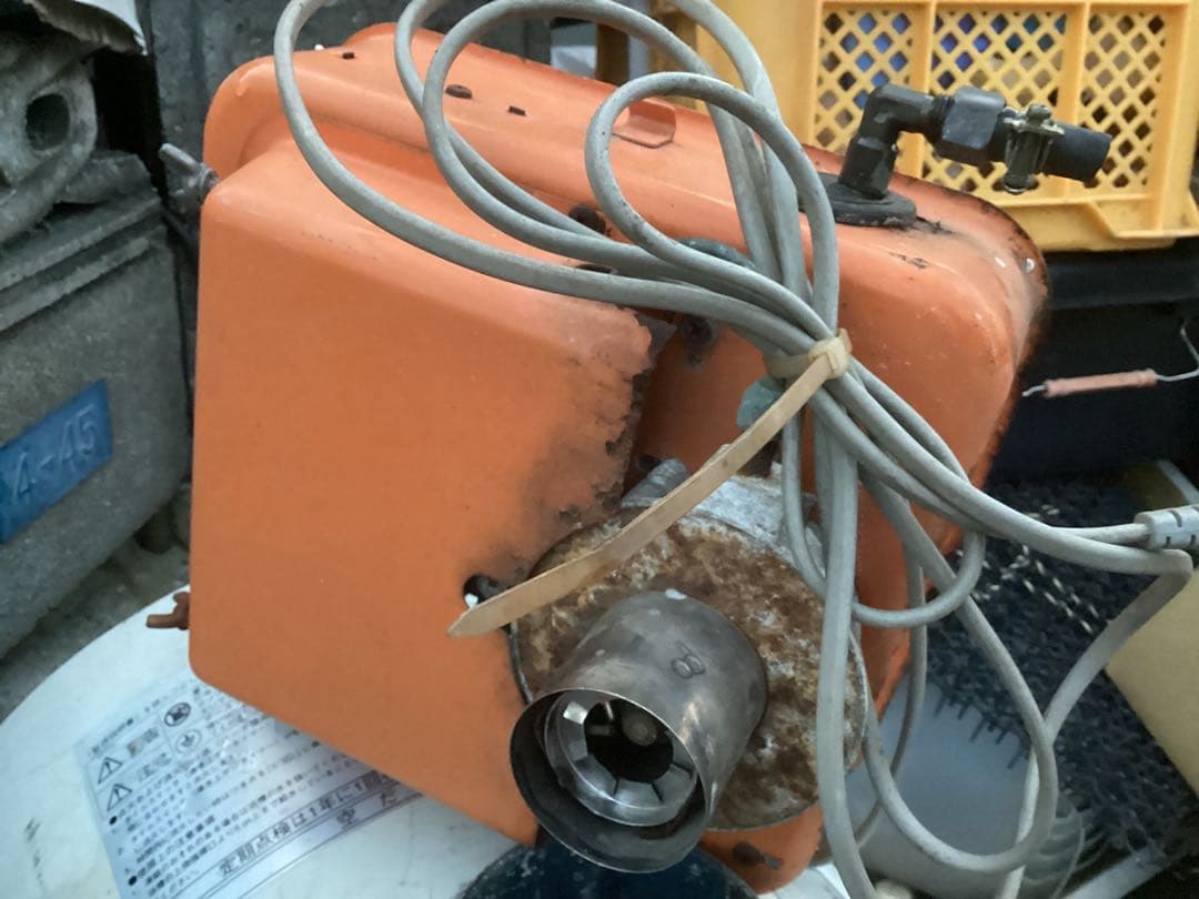 MS-3C 長州風呂釜 焼却兼用釜 灯油バーナー付き中古まだまだ使える品