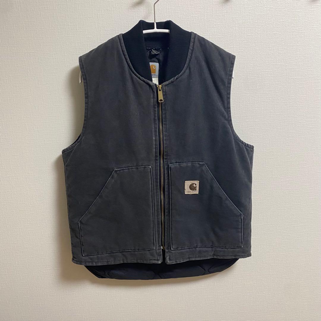 Mサイズ USA製 PTL スミクロ　Carhartt カーハート ダックベスト