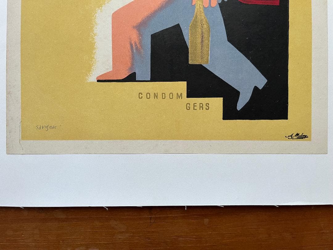 R. SAVIGNAC RYST, 1943年 　オリジナル・リト　サビニャック