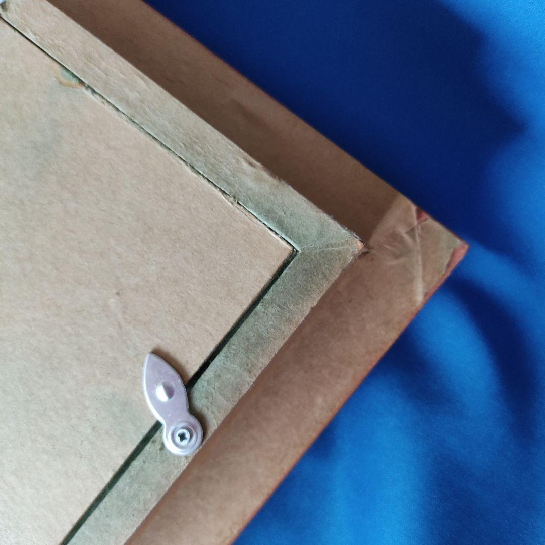 三上隆彦 馬 絵 金額縁 本物 馬の三く上 サラブレッド 競走馬