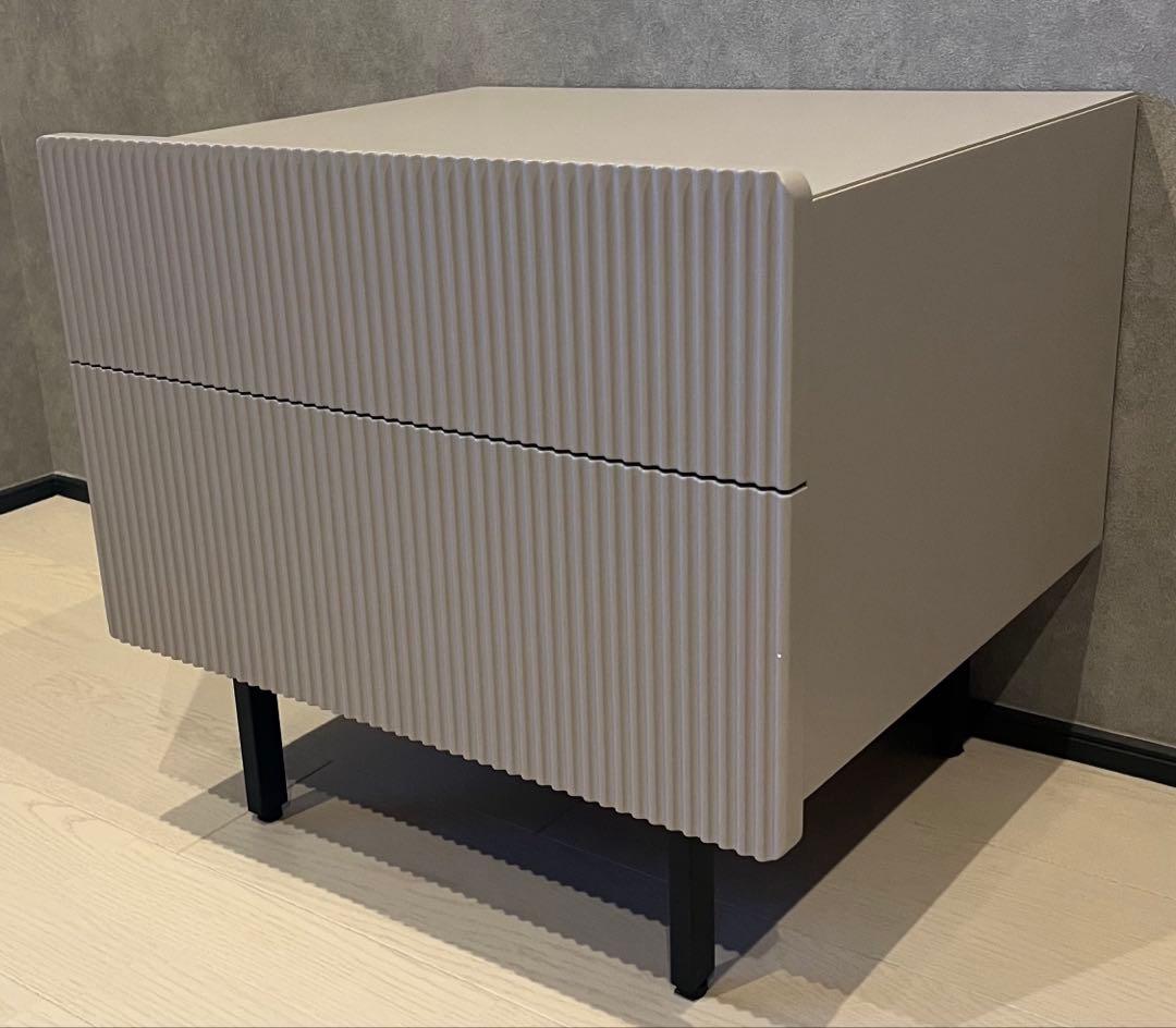 【週末セール】【songdream】ナイトテーブル/ナイトスタンド/アイスグレー