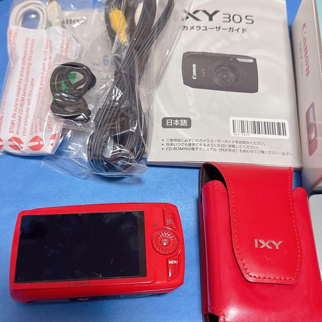 【極美品】Canon IXY 30S レッド　箱あり