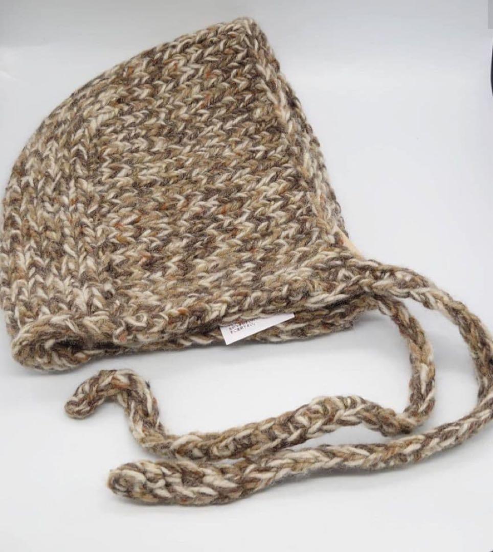 新品 ERiKOKATORi エリコカトリ　ニット帽　ボンネット ビーニー