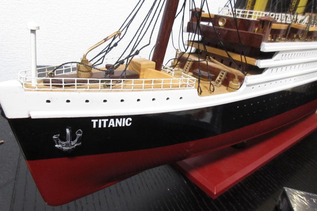 タイタニック 号 大型 模型 80センチ 中古 ＆ 碧洋のハート＆新品DVD付