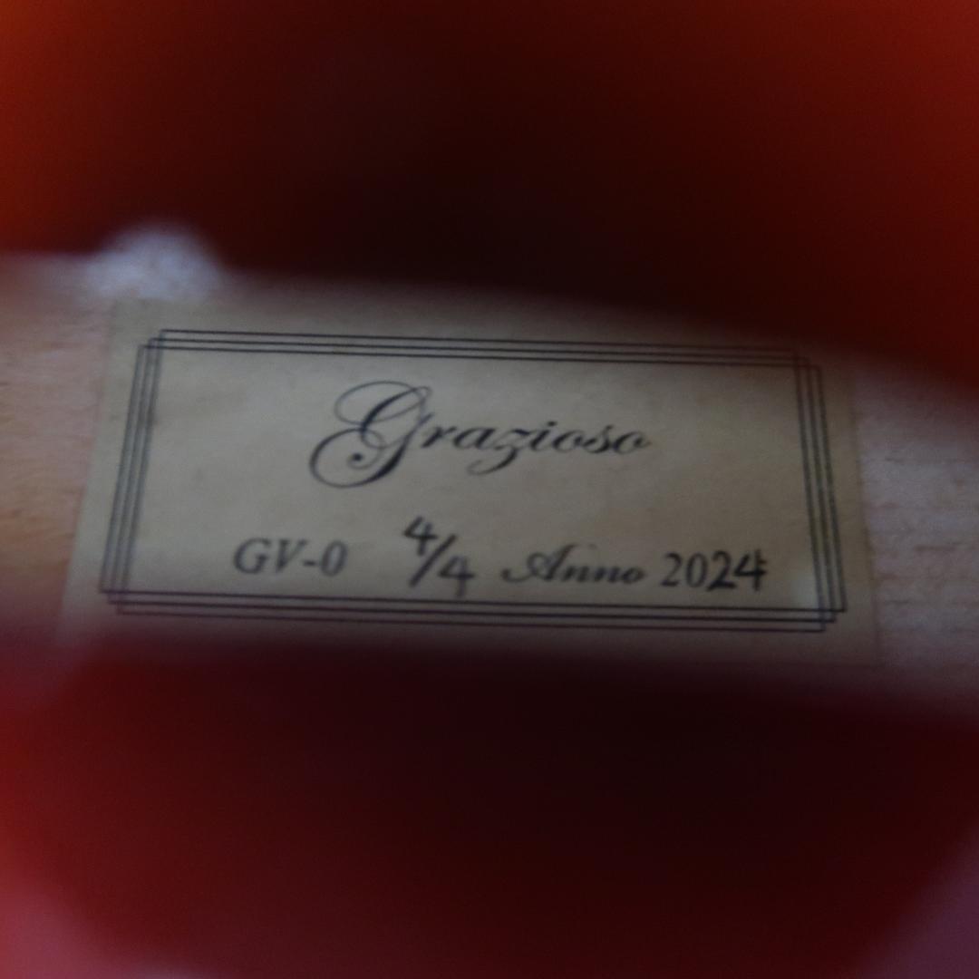 【2024年製 美品】GRAZIOSO GV-0 4/4 バイオリン