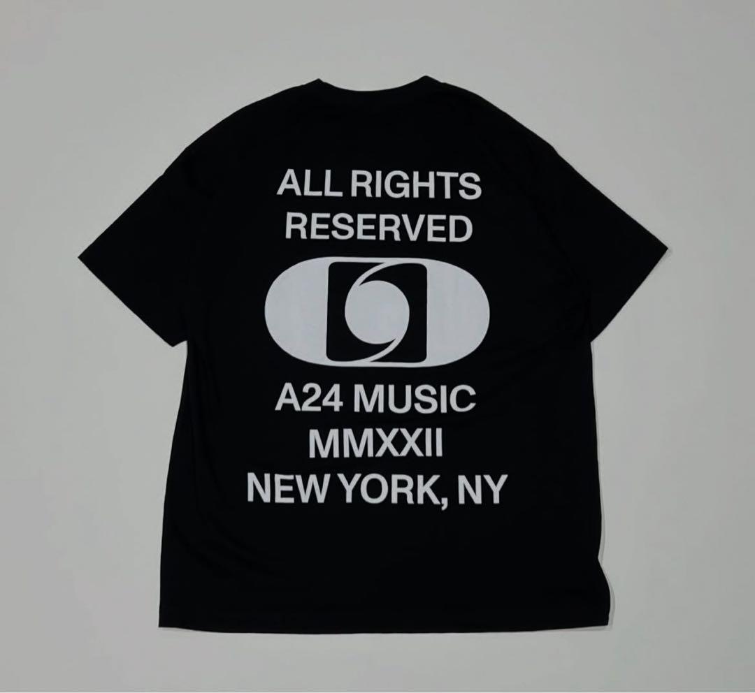 A24 MUSIC Tシャツ ブラック XL