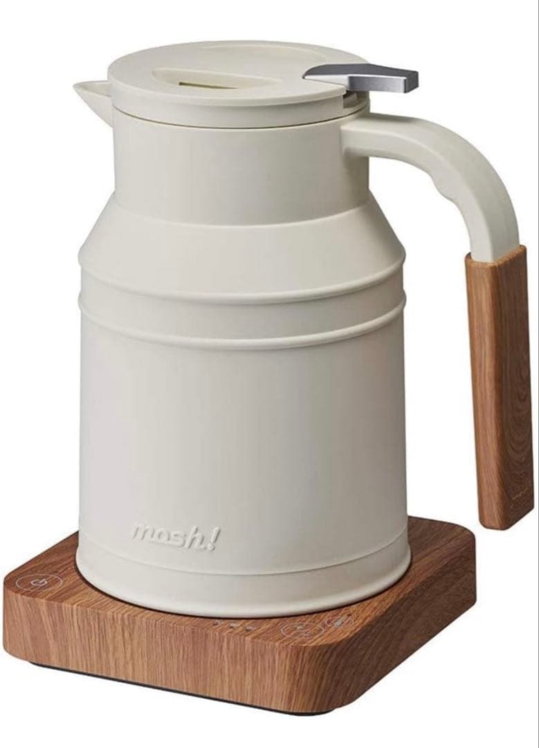【新品・未使用】mosh! モッシュ 電気ケトル アイボリー