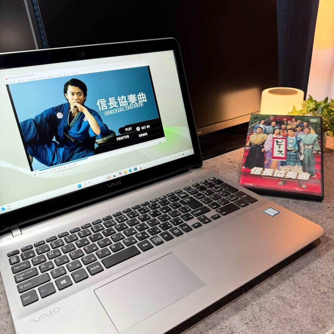 VAIOノートパソコン i7 新品SSD HDD500 高速起動 Blu-ray