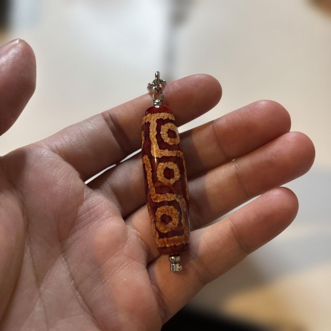 ピッカピカ！すっごいパワー！龍鱗鳳血天珠様！すんごい！めっちゃくちゃおすすめ！