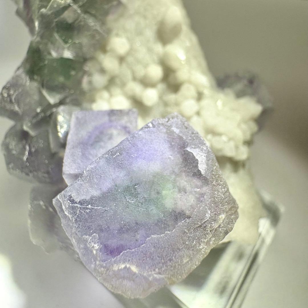 452 中国　内モンゴル産　フローライト&クォーツ