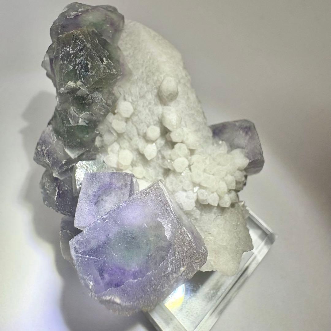 452 中国　内モンゴル産　フローライト&クォーツ