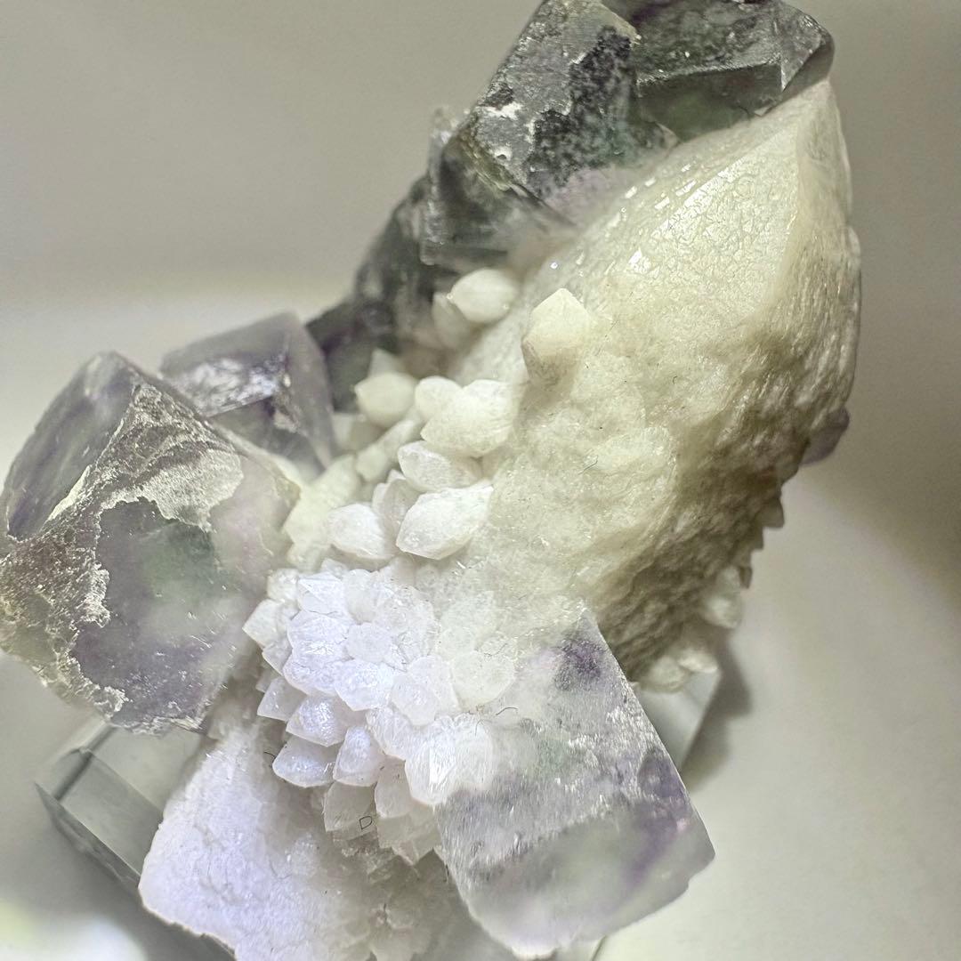 452 中国　内モンゴル産　フローライト&クォーツ