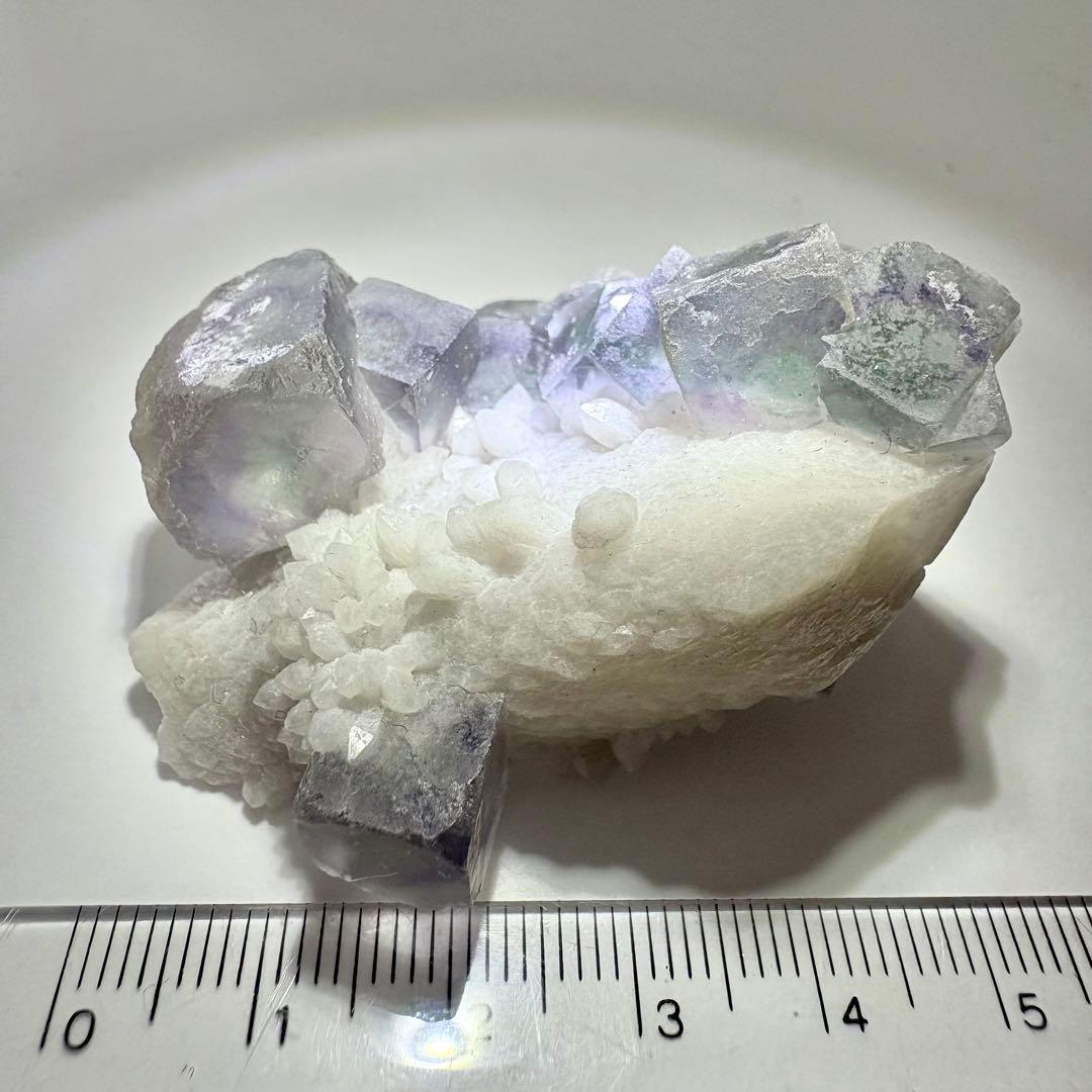 452 中国　内モンゴル産　フローライト&クォーツ