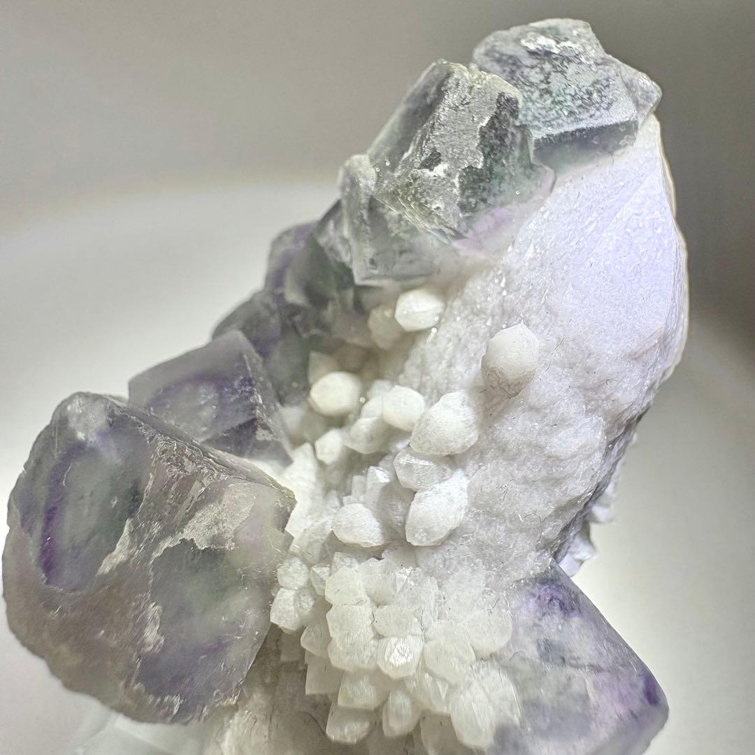 452 中国　内モンゴル産　フローライト&クォーツ