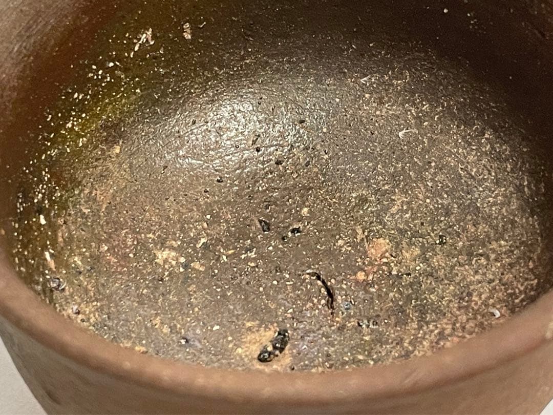 陶芸家　作家物　作者不明　焼締　やきもの　盃　ぐい呑　小碗　箱無し　沖縄　琉球