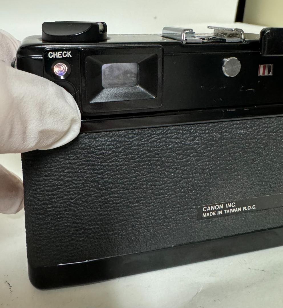 完動 Canonet Giii QL17 ブラックレンジファインダー AEOK