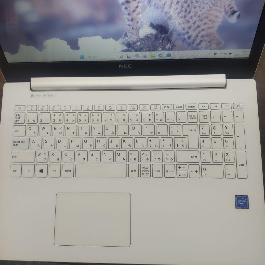 美品です☆Win11☆爆速SSD☆LAVIE NS150/K Webカメラ