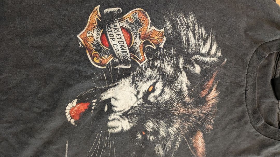 Harley-Davidson 狼 グラフィック Tシャツ