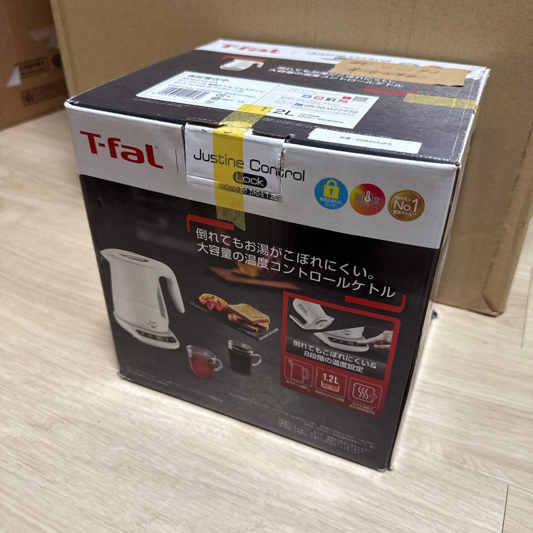 ティファール 電気ケトル 1.2L 大容量 アイボリー KO823AJPA