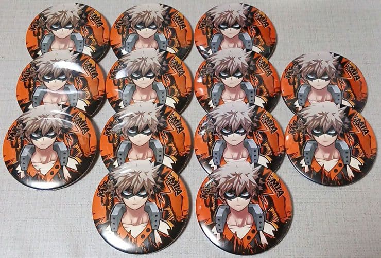 僕のヒーローアカデミア 爆豪勝己 コレクション缶バッジ 3弾 13点