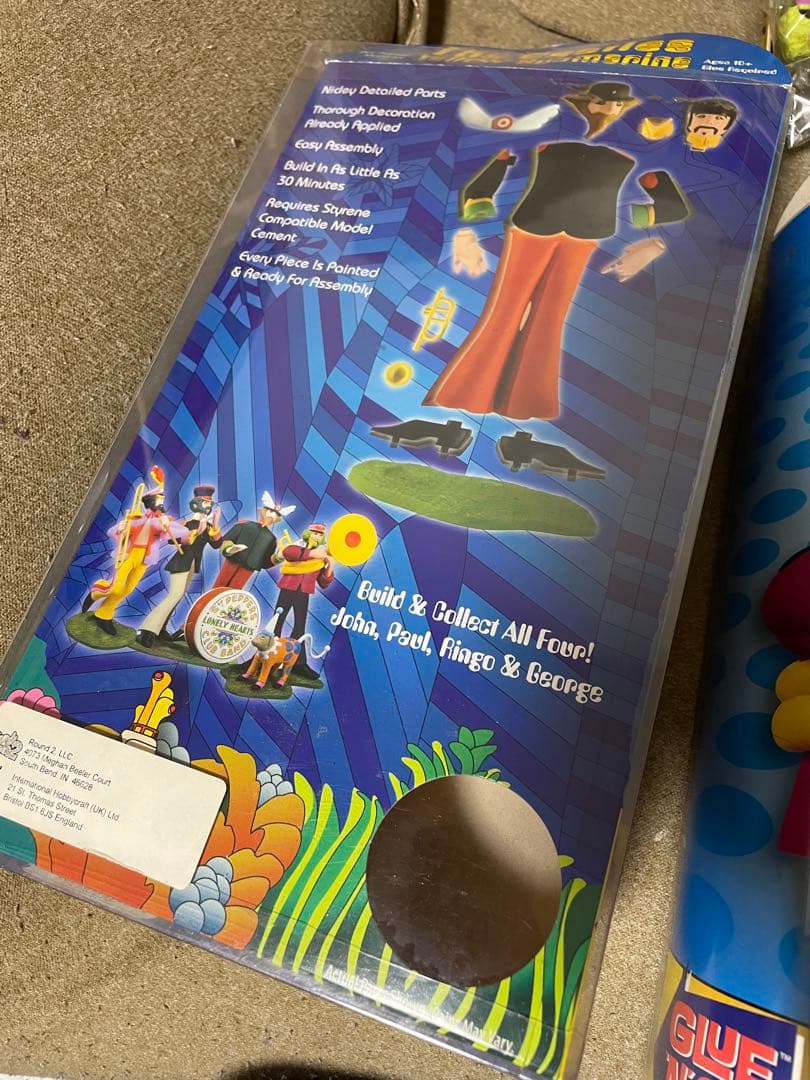 【激レア！】ビートルズ　イエローサブマリン　フィギュア　レトロ　プラモデル