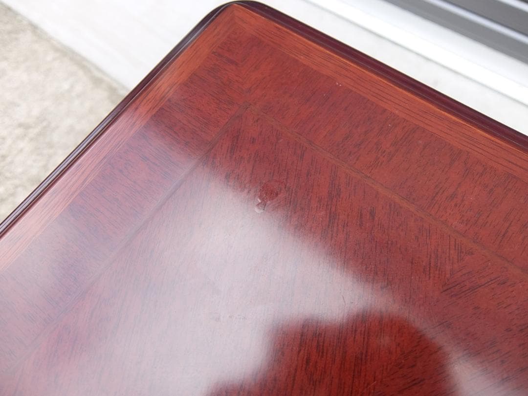 390　マルニ木工 サイドテーブル 天然木 アンティーク 猫脚