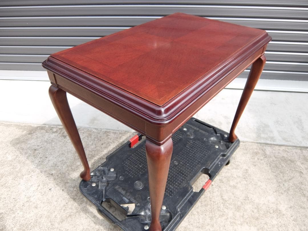 390　マルニ木工 サイドテーブル 天然木 アンティーク 猫脚