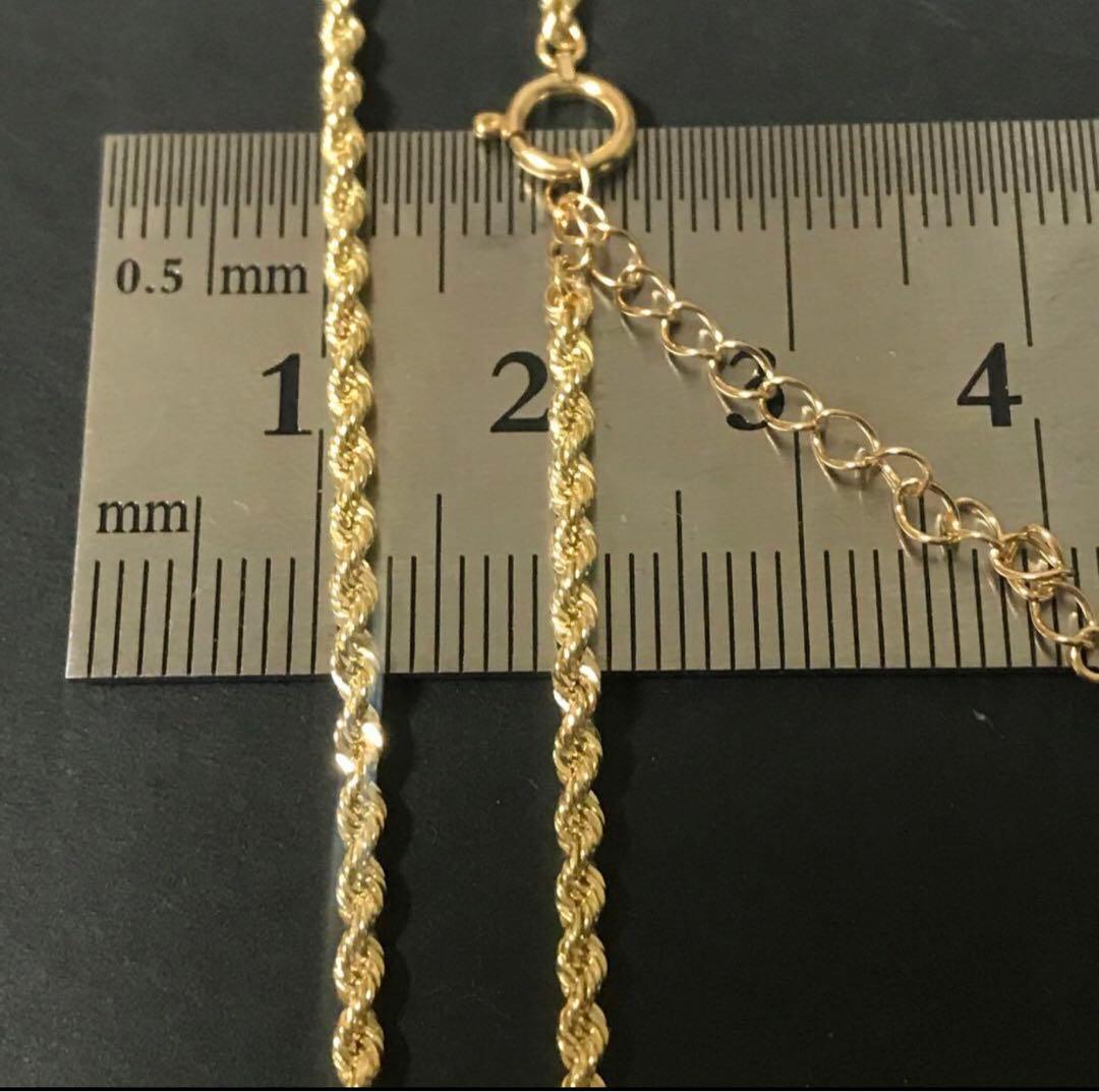 K18 ロープ　アンクレット　「最終値下げ」