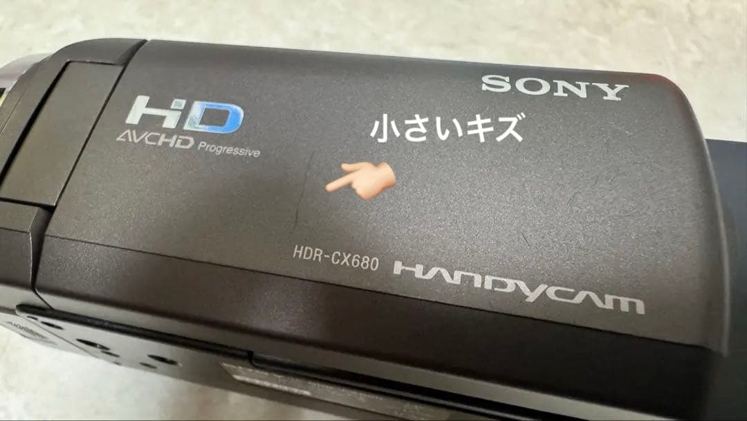 SONY ソニー デジタルビデオカメラ ハンディカム HDR-CX680 美品