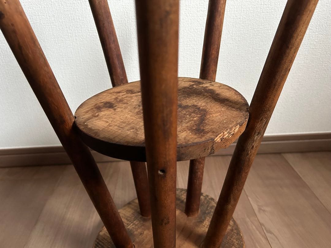t*5様 希少　5本脚　スツール　丸椅子　アンティーク　レトロ　ヴィンテージ　チ