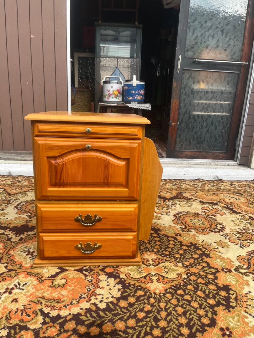 サイドテーブル サイドチェスト ベッドサイドテーブル インテリア 木製