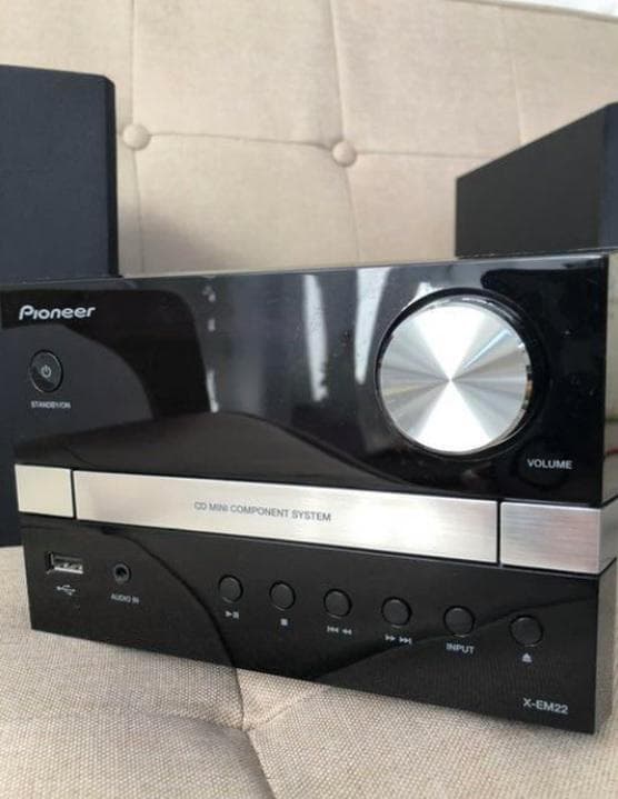 【美品】Pioneer X-EM22 CDミニコンポ Bluetoothブラック
