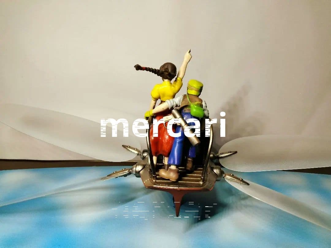 天空の城ラピュタ☆　フラップタープラモデル完成品　ケース付きバンダイ1/20