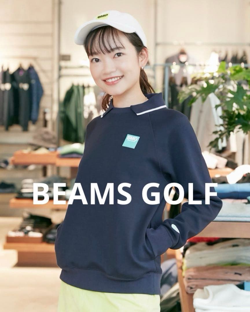ビームスゴルフ BMG 襟付き プルオーバー レディース