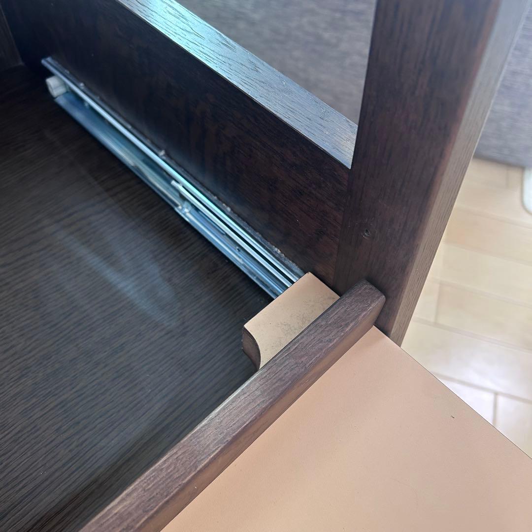 karimoku カリモク　パソコンラック パソコンデスク　オーク　コンセント6