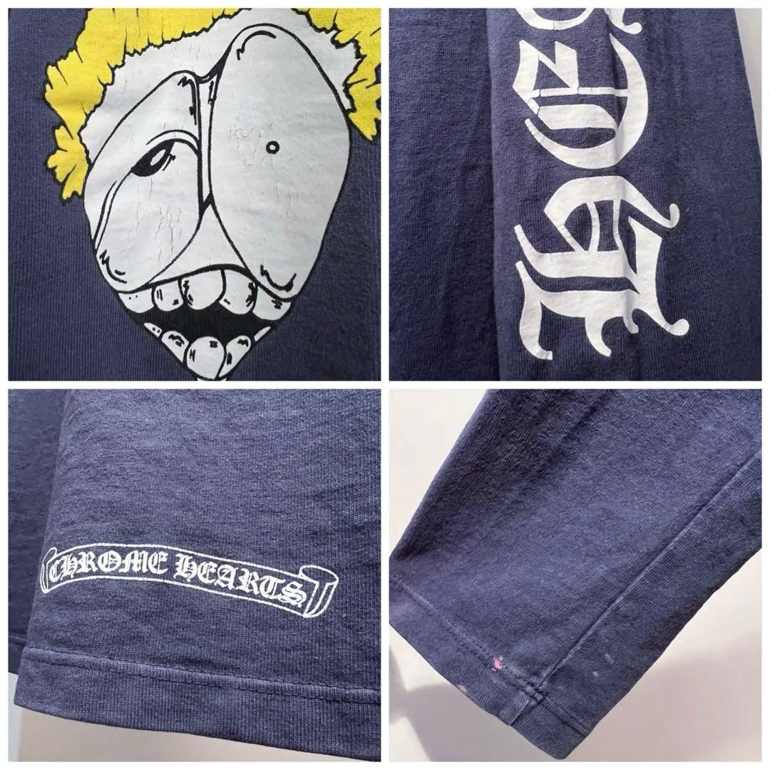 クロムハーツ　マッティボーイ　長袖Tシャツ　ロンT ネイビー