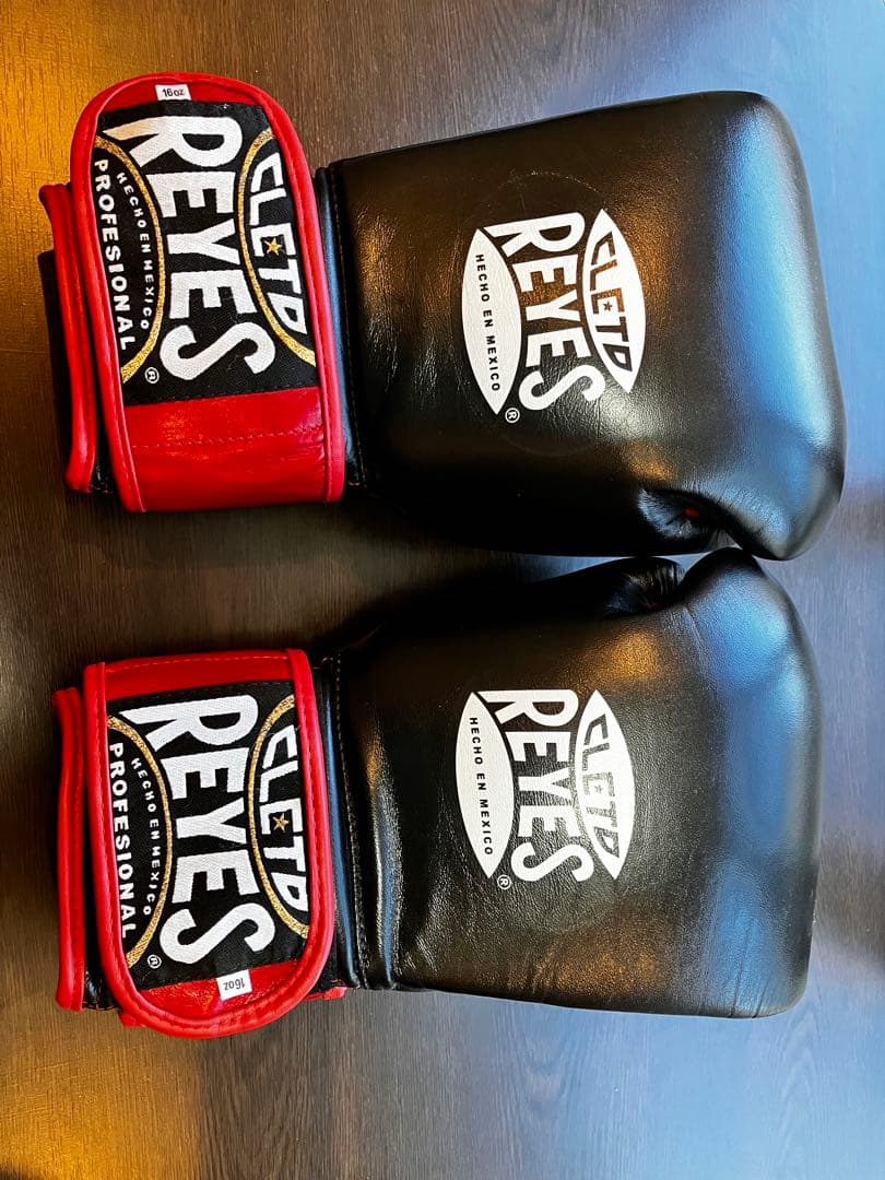 CLETO REYES ボクシンググローブ 黒/赤