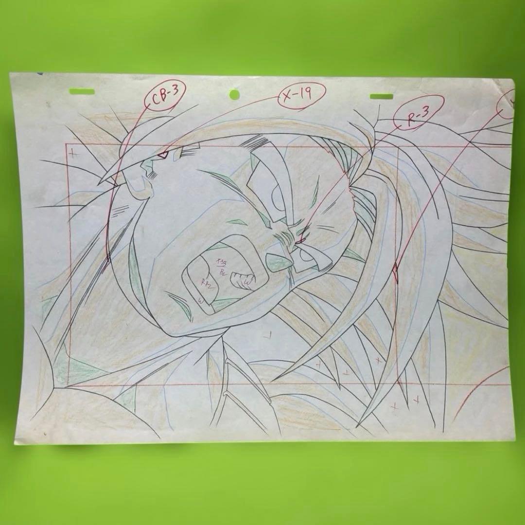 j*い様 ドラゴンボールZ 大判セル画 トランクス 超サイヤ人