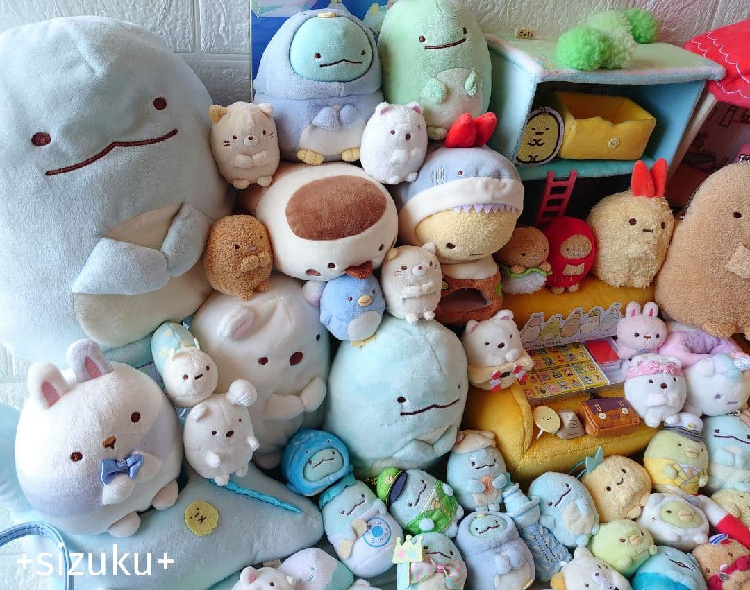 【豪華125点】すみっコぐらし ハウス 家具 てのりぬいぐるみ 色々 まとめ売り