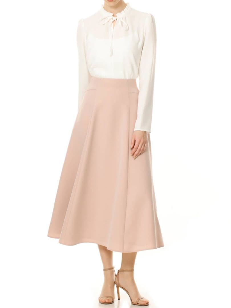 【新品 50%OFF】Aveniretoile ダブルクロスフレアスカート