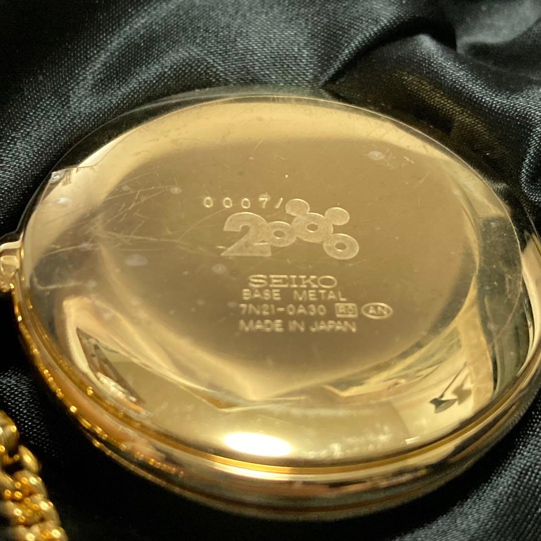 【超激レア】東京ディズニーランド2000年ミレニアム記念2000個限定懐中時計