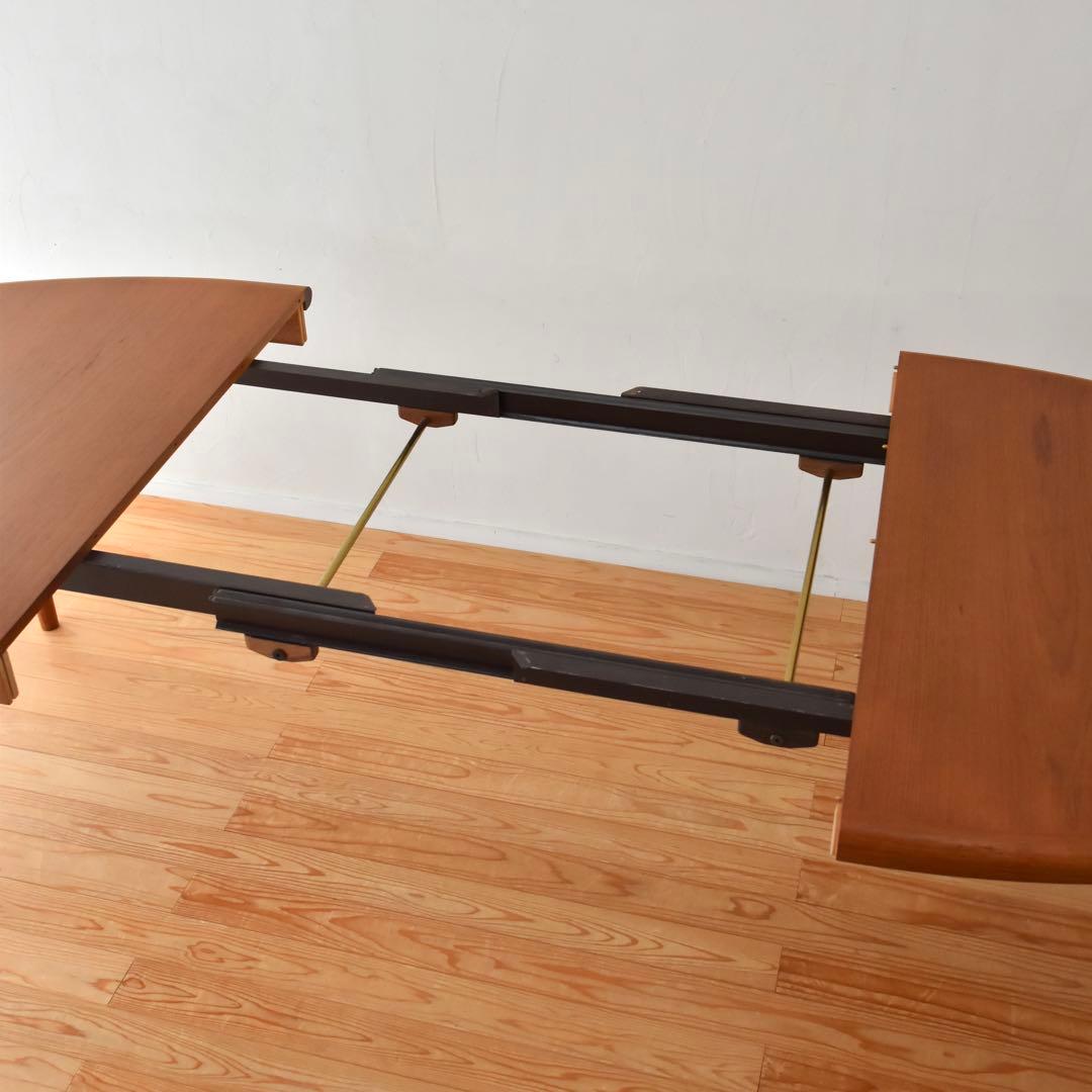 デンマーク Gudme チーク 北欧ヴィンテージ オーバルエクステンション