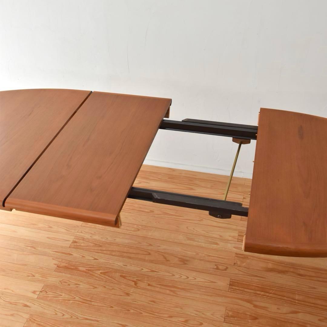 デンマーク Gudme チーク 北欧ヴィンテージ オーバルエクステンション