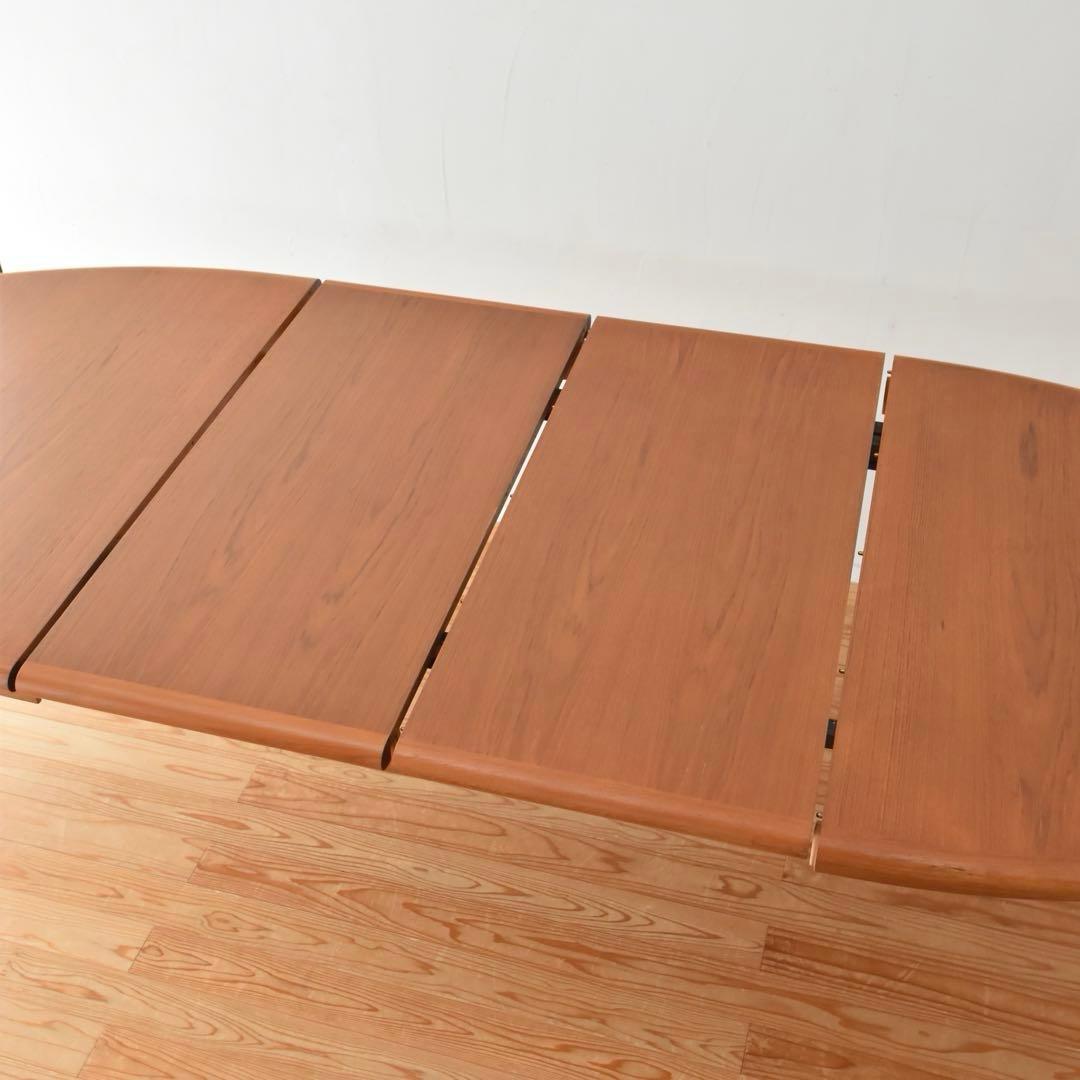 デンマーク Gudme チーク 北欧ヴィンテージ オーバルエクステンション