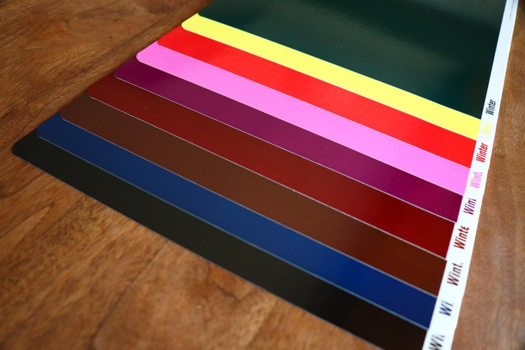 パーソナルカラー診断　パーフェクトカラー・チンボードカード【36色】