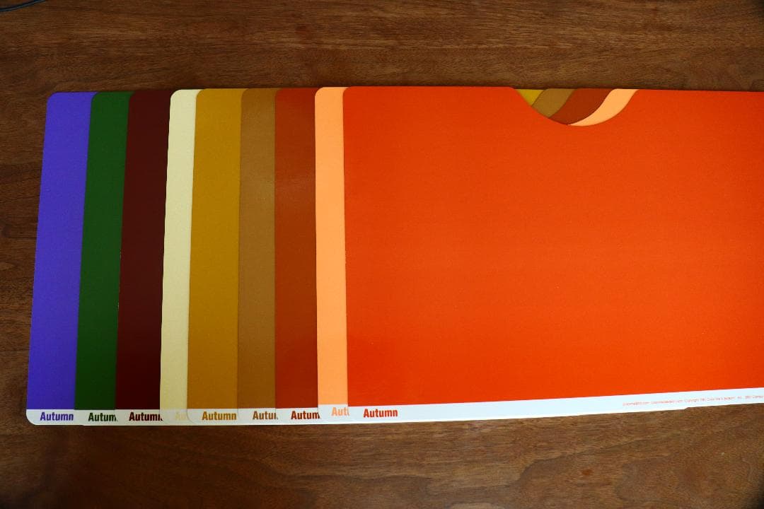 パーソナルカラー診断　パーフェクトカラー・チンボードカード【36色】