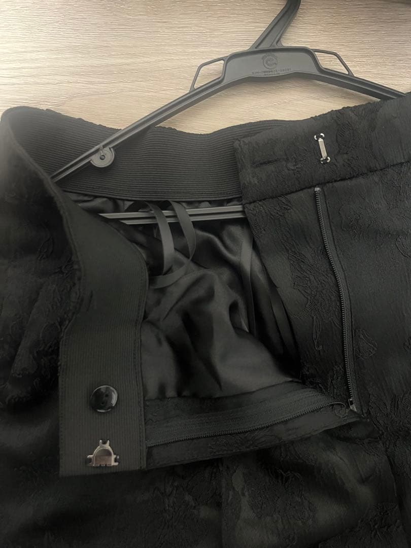 【未使用品】シースルーブラックパーティードレス