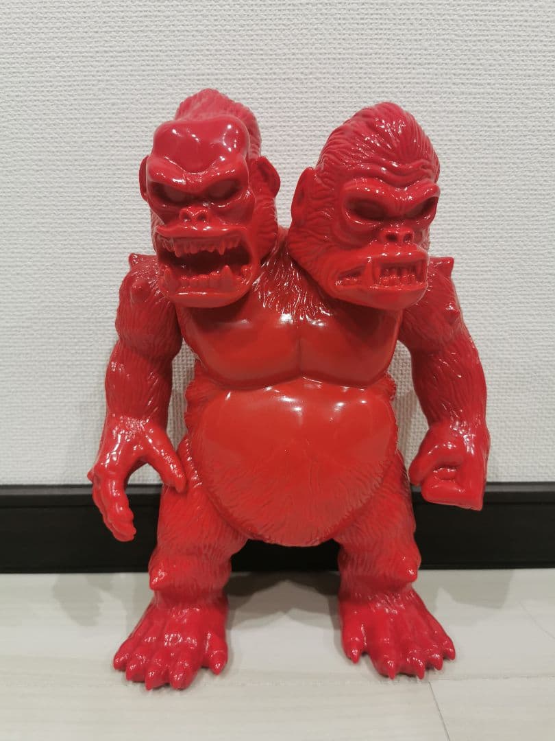 ソフビ Sofubi HxS キングゴリラ獣 RED 30CM